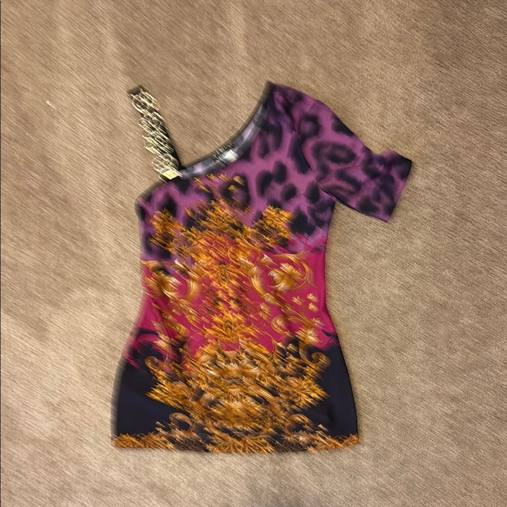 VENUS Pink and Gold Dress